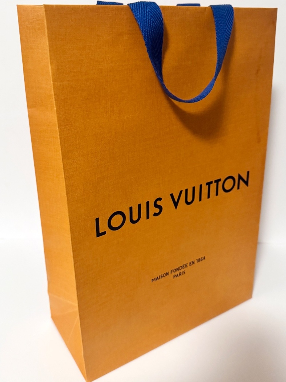 Louis Vuitton Orange Shopping Gift Bag 14” x 10” x 4.5”